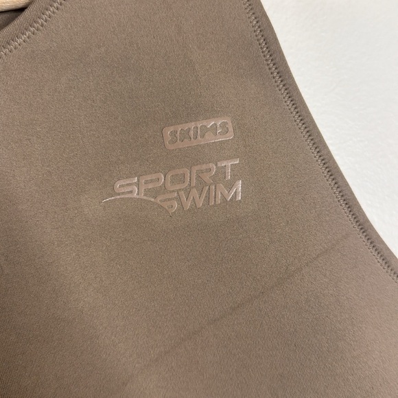 Skims Womens Size 3X Sport Swim Full Length Tan Desert Bodysuit beach watersport - Picture 4 of 12